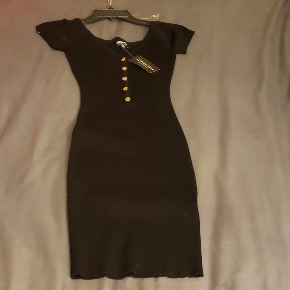 Beautiful black Fashion Nova Dress - Picture 1 of 9